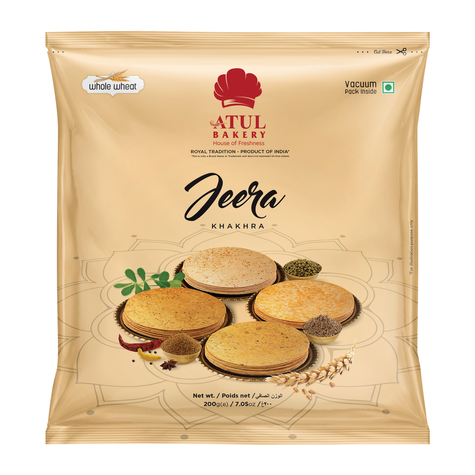 Khakra - Jeera - 200g