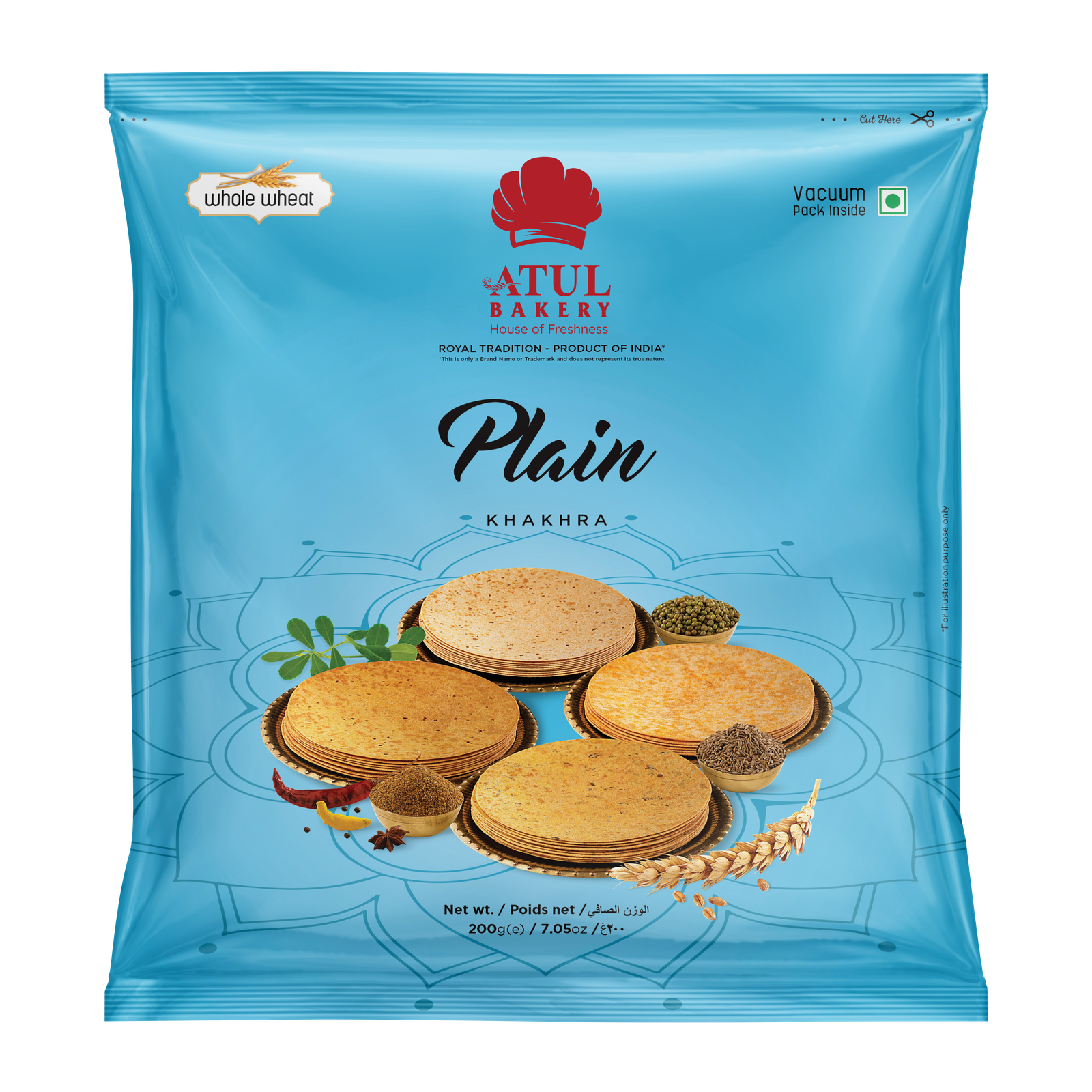 Khakra - Plain 200g