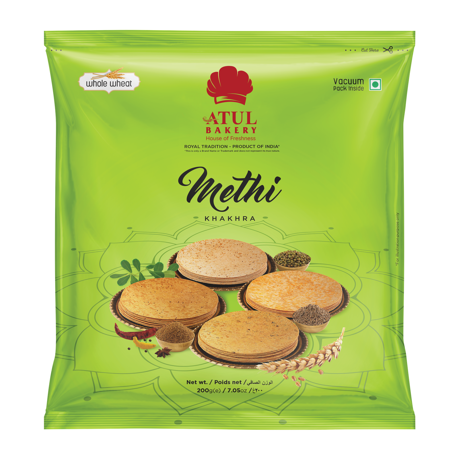 Khakra - Methi 200g